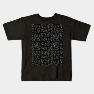 Fireworks pattern in black and white Kids T-Shirt